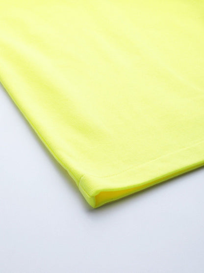 Women's Yellow Flared Sweat Pants
