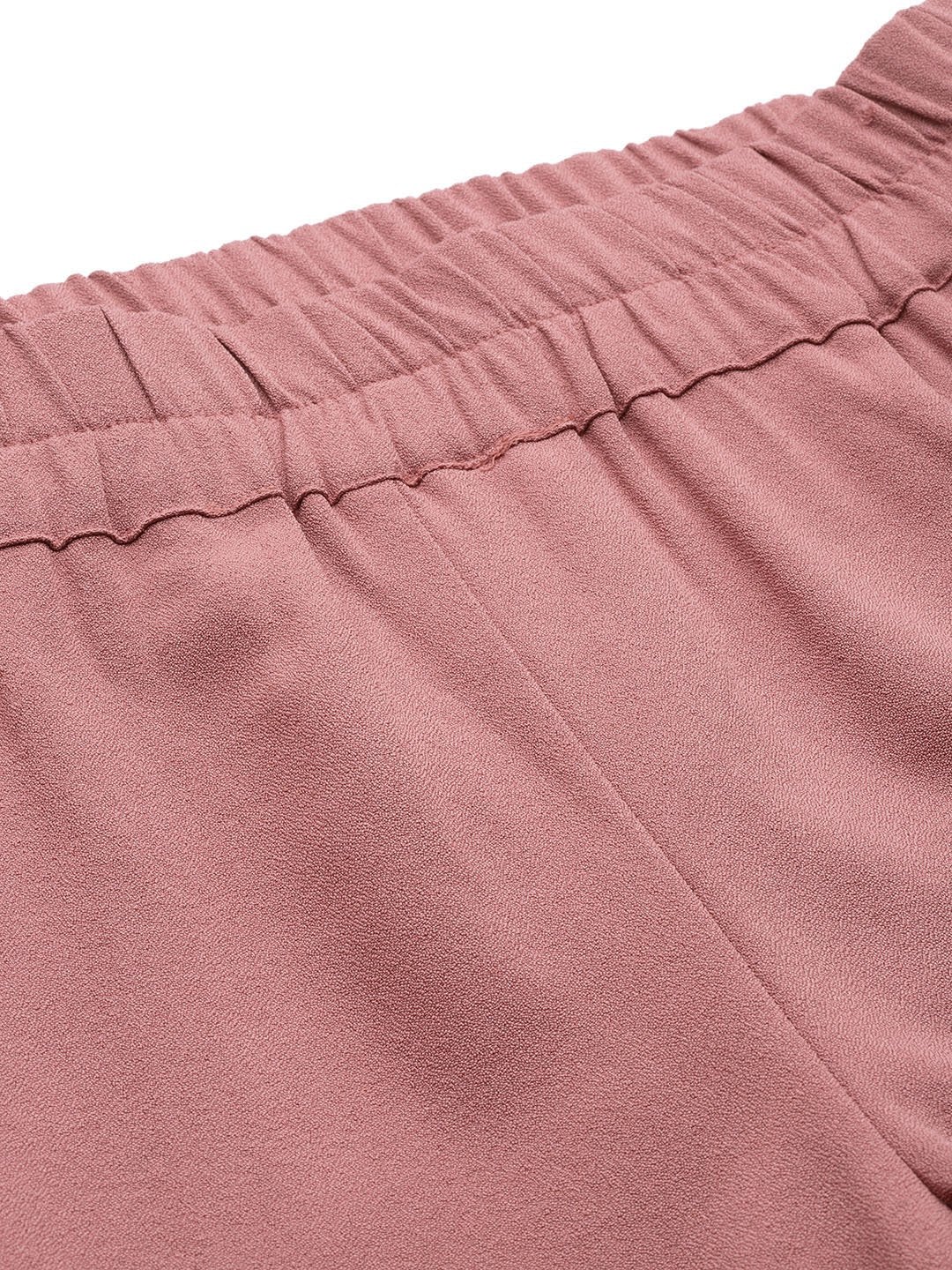 Women's Pink Roll Up Pants