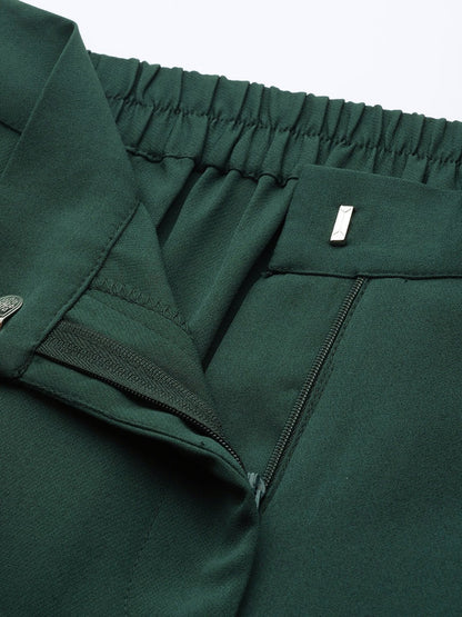 Women's Emerald Green Tapered Pants