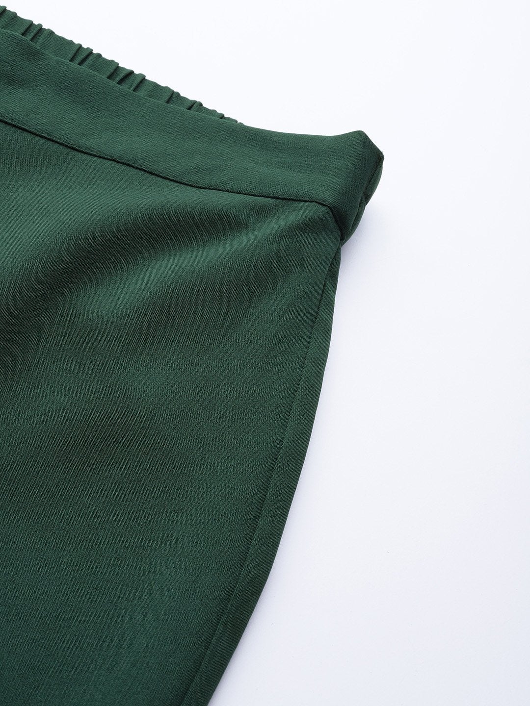 Women's Emerald Green Tapered Pants