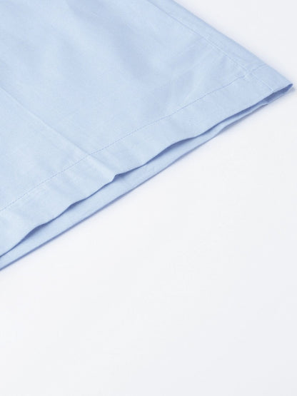 Women's Blue Cotton Night Suit