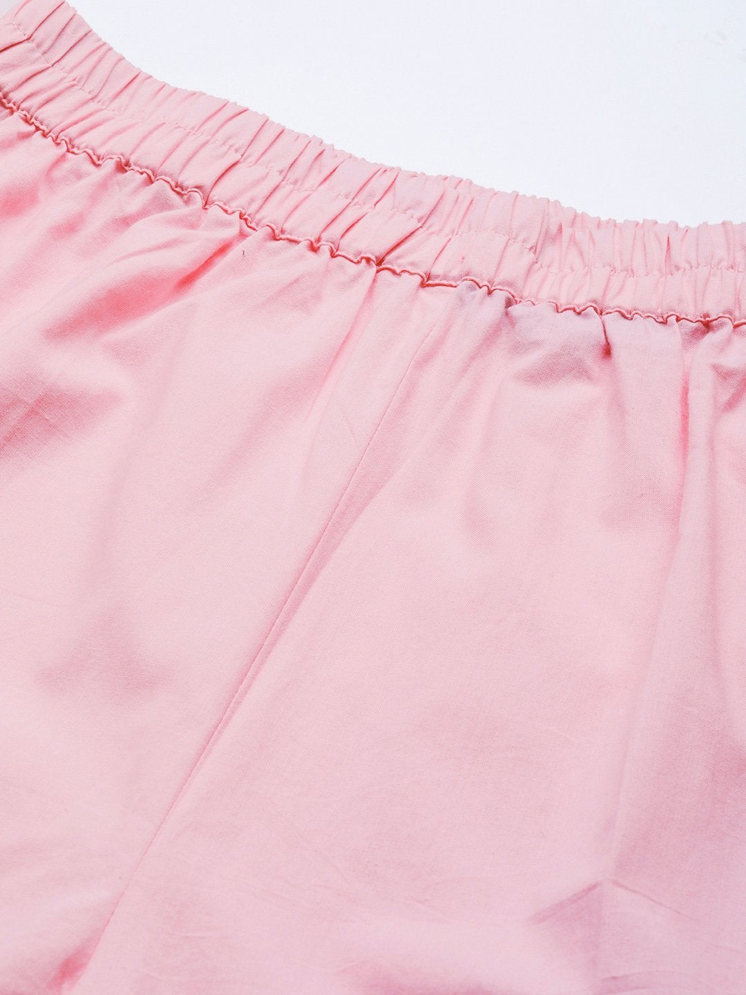Women's Pink Cotton Night Suit