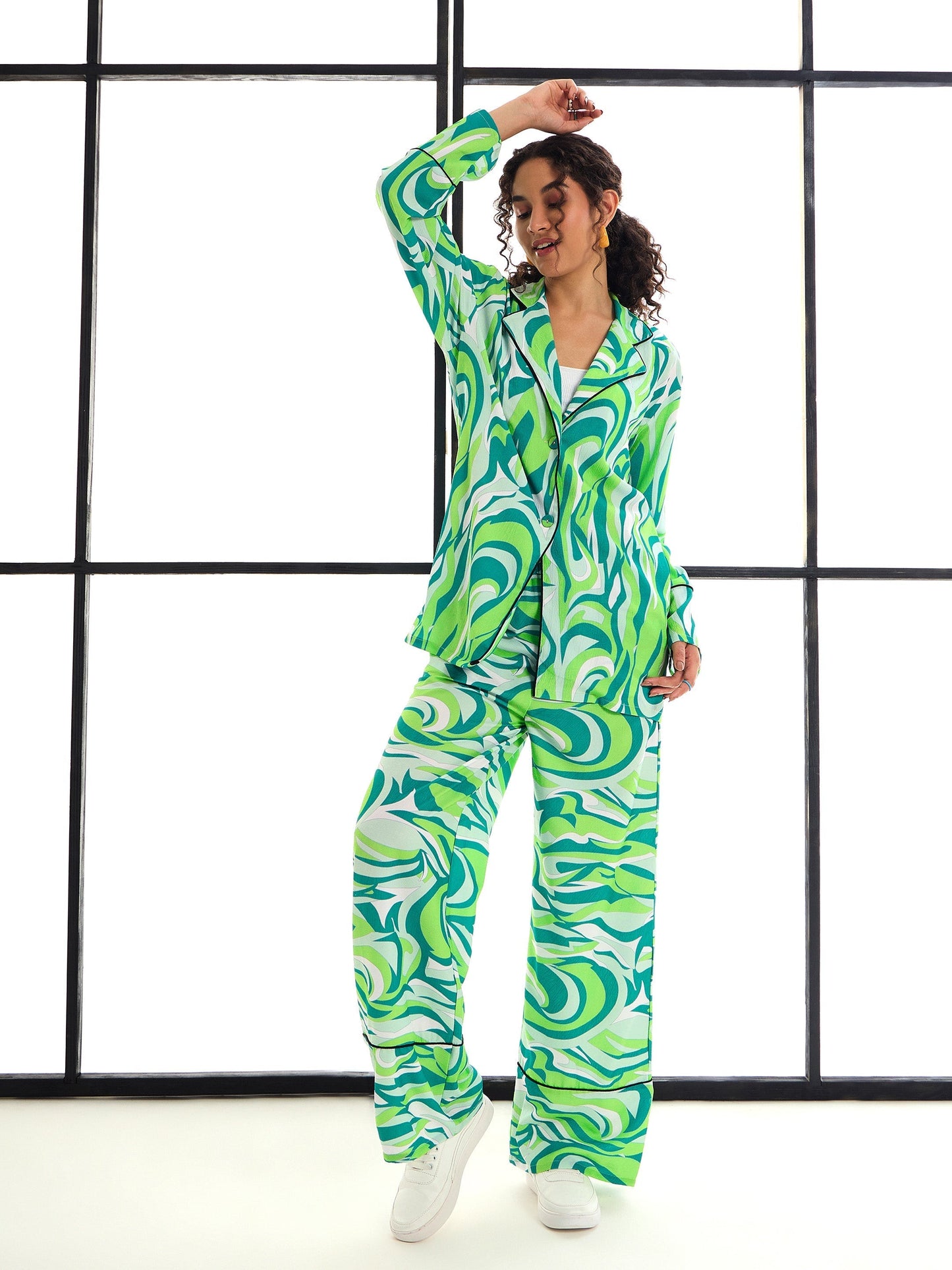 Women's Green Strong Co-Ord Set