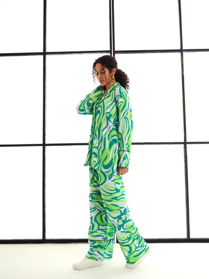 Women's Green Strong Co-Ord Set