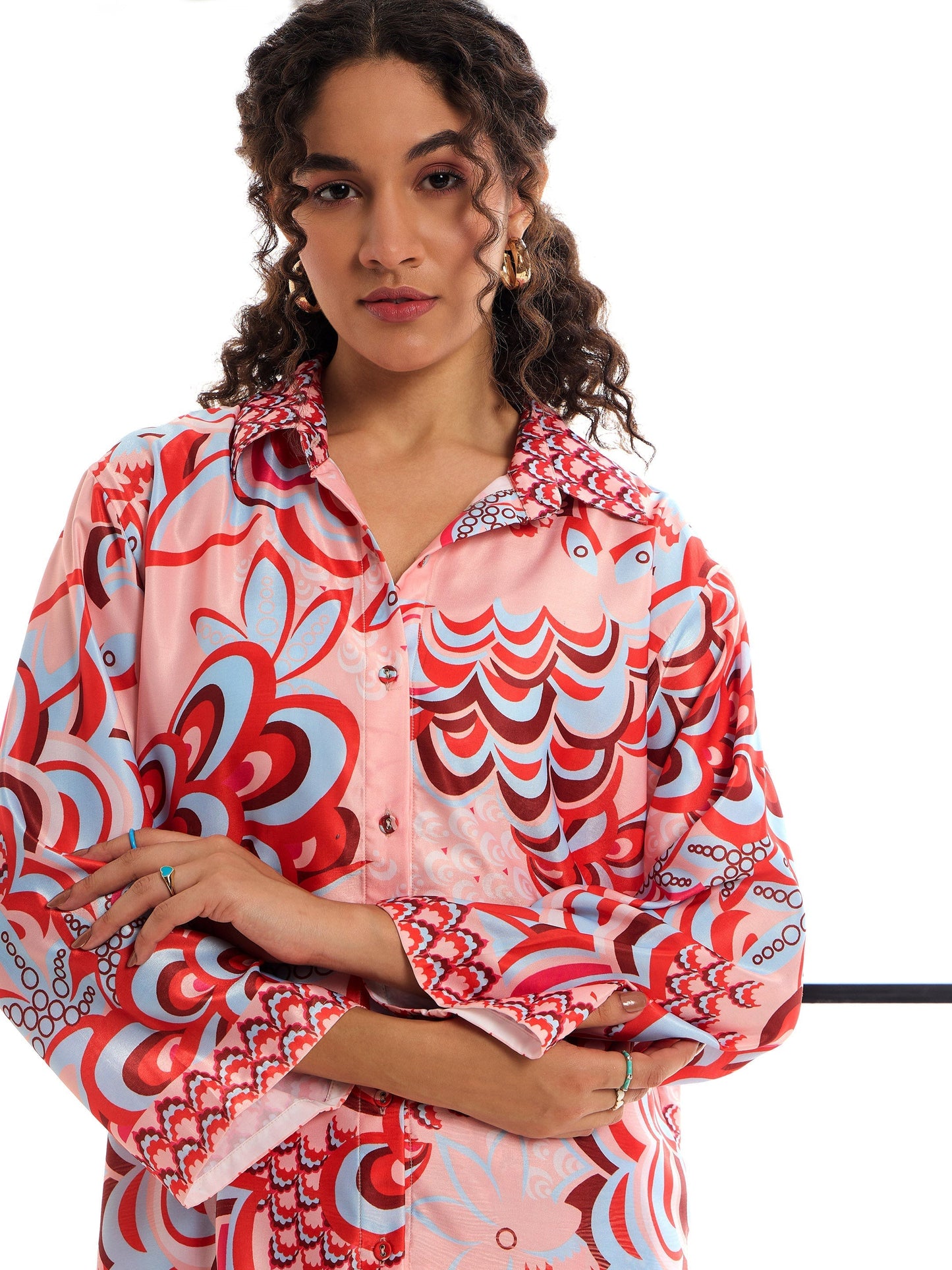 Women's Pink Floral Co-Ord Set