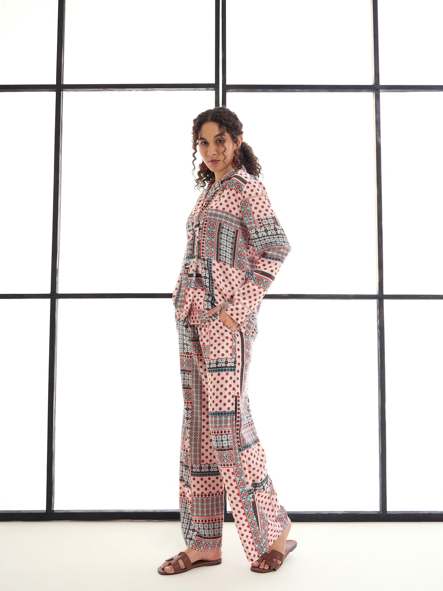 Women's Peach Strong Co-Ord Set