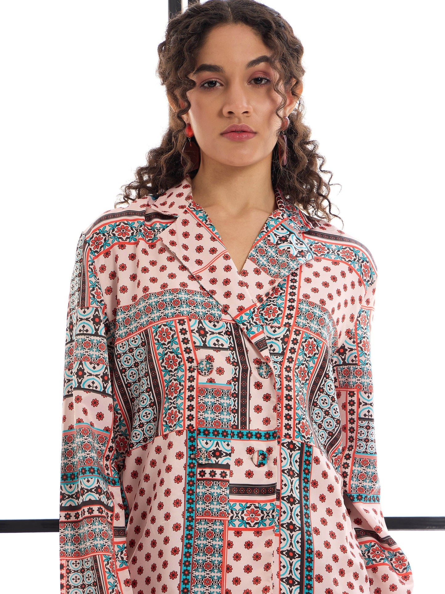 Women's Peach Strong Co-Ord Set