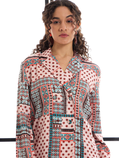 Women's Peach Strong Co-Ord Set