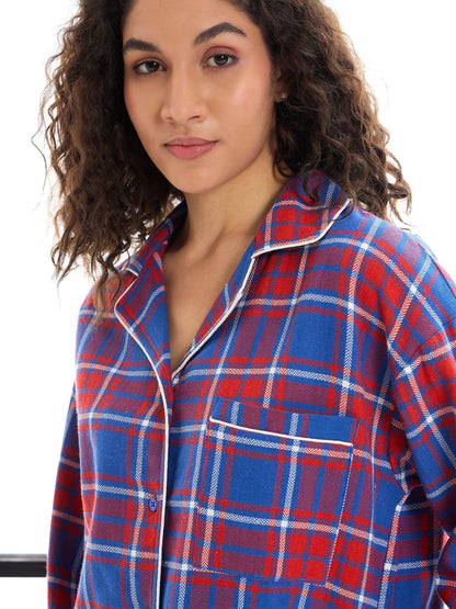 Women's Red Strong Night Suit