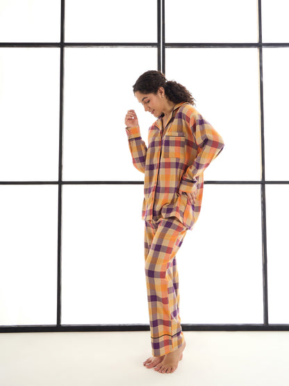 Women's Beige Strong Night Suit