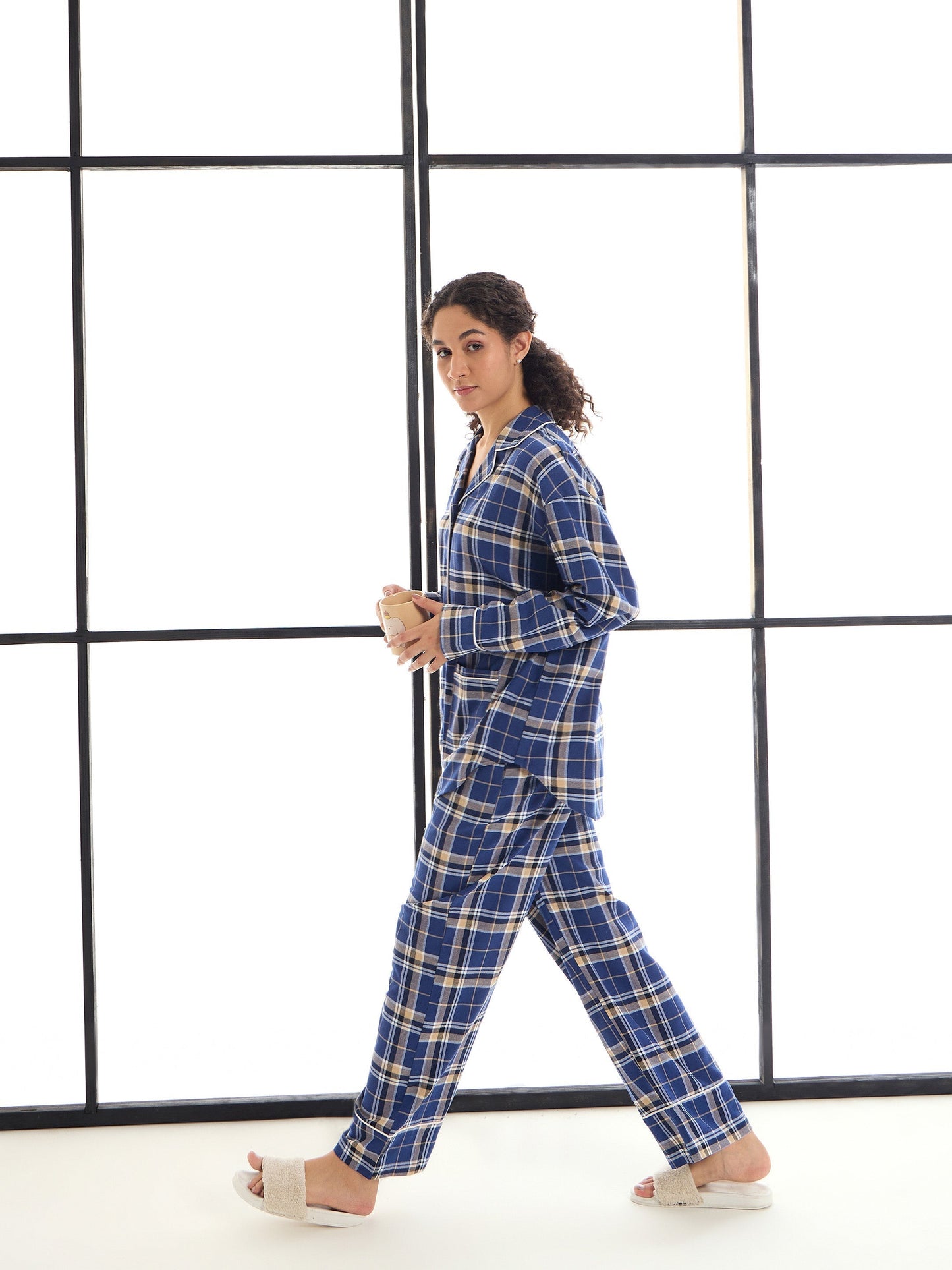 Women's Blue Strong Night Suit
