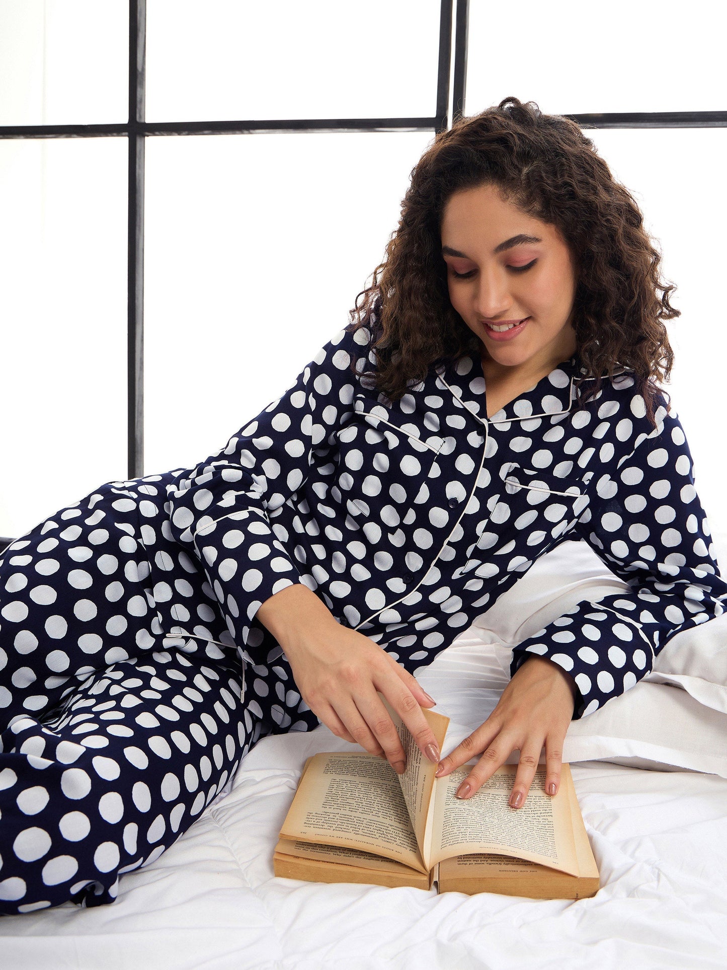 Women's Blue Strong Night Suit