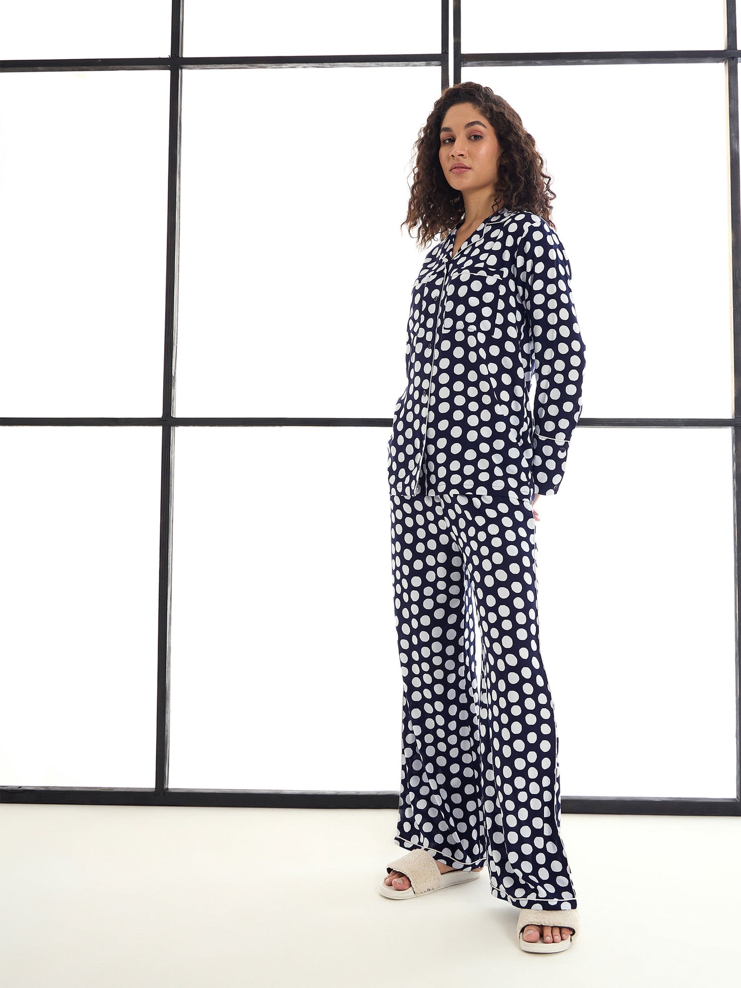 Women's Blue Strong Night Suit