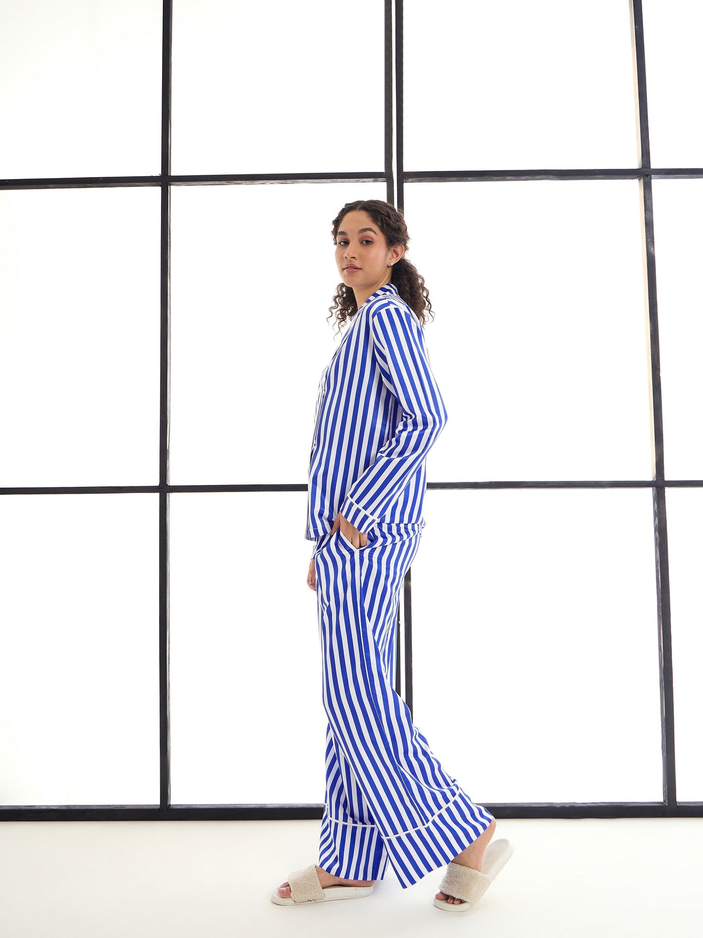 Women's Blue Strong Night Suit