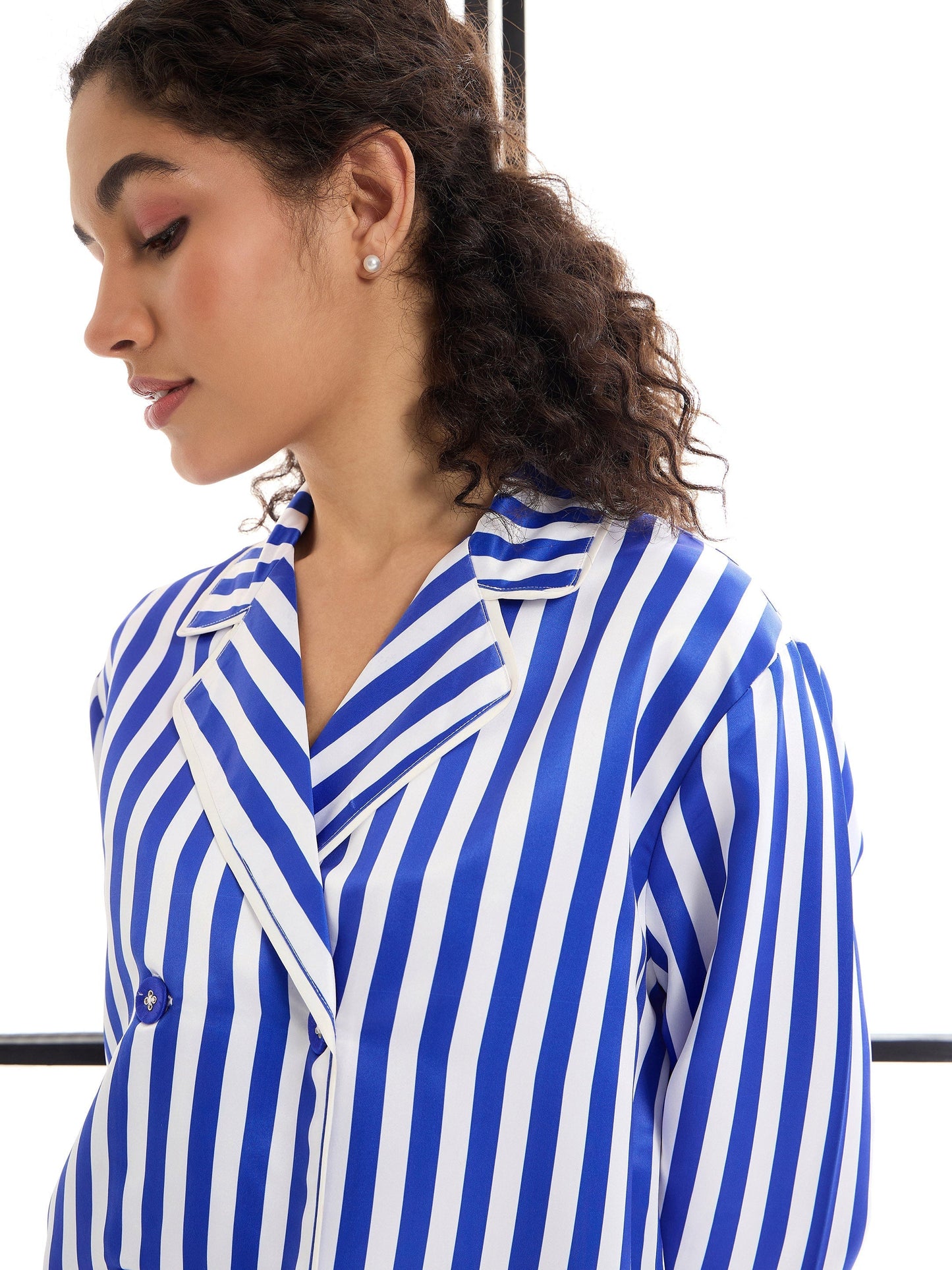 Women's Blue Strong Night Suit
