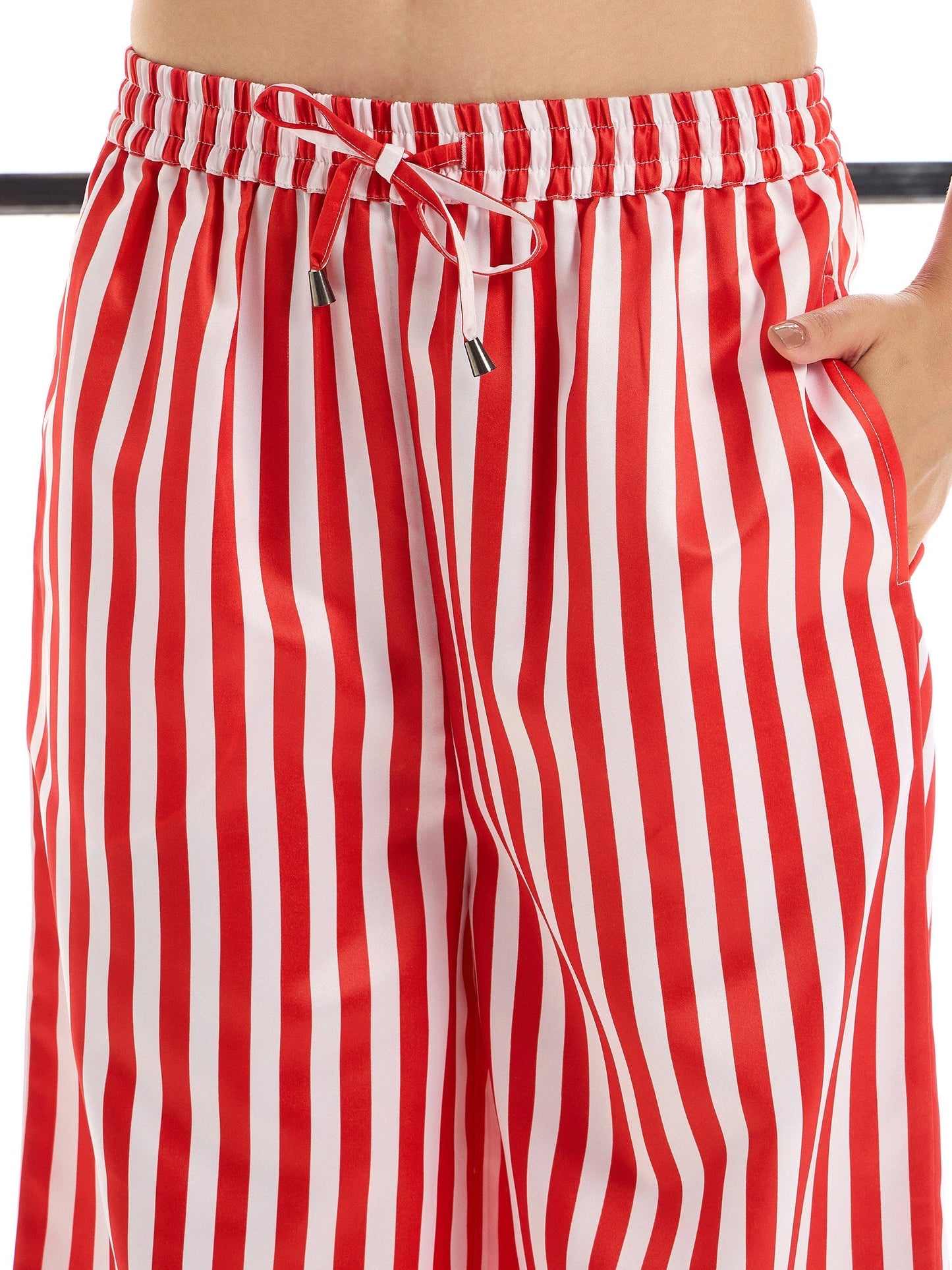 Women's Red Strong Night Suit