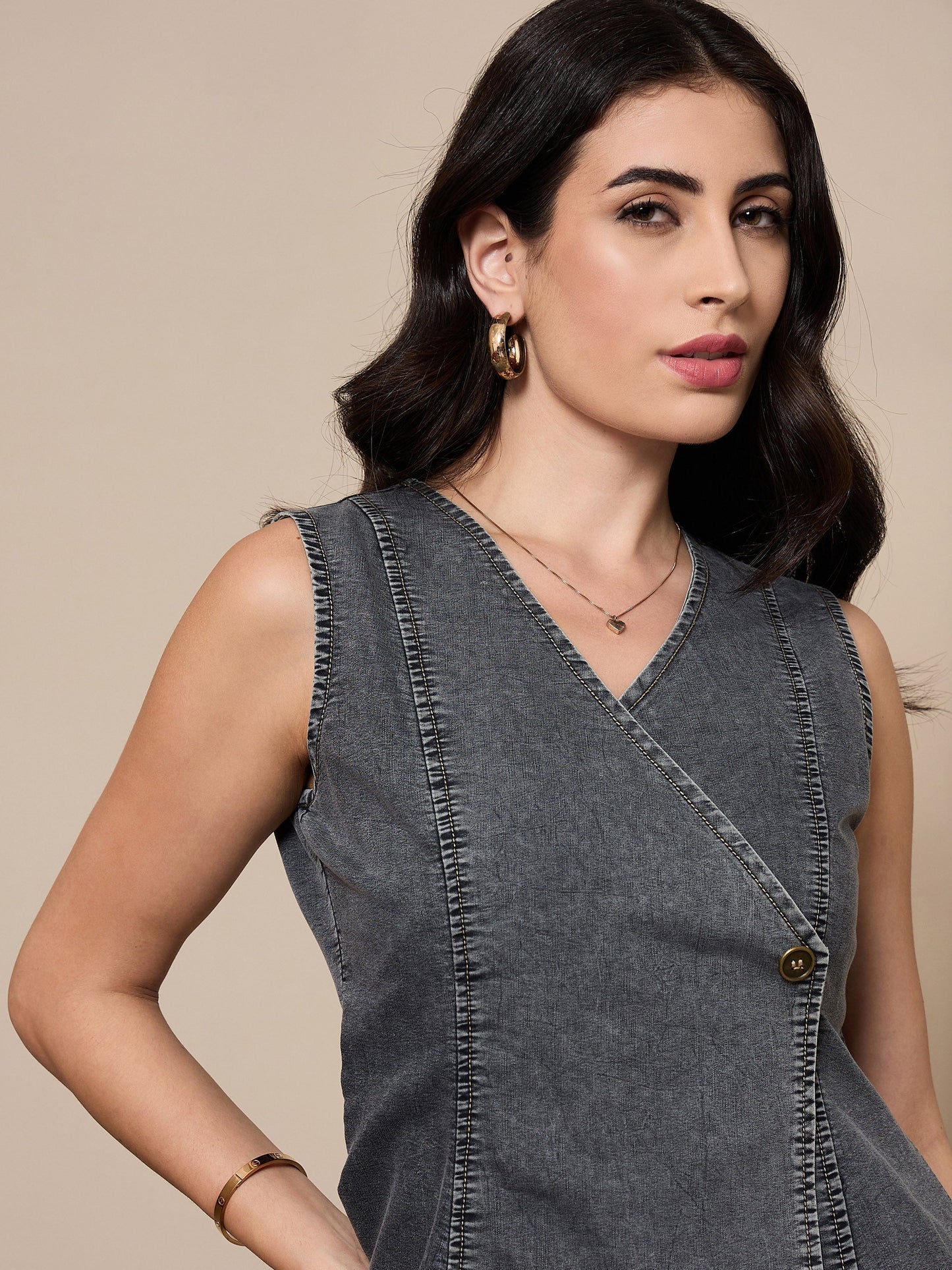 Women's Black Wash Co-Ord Set