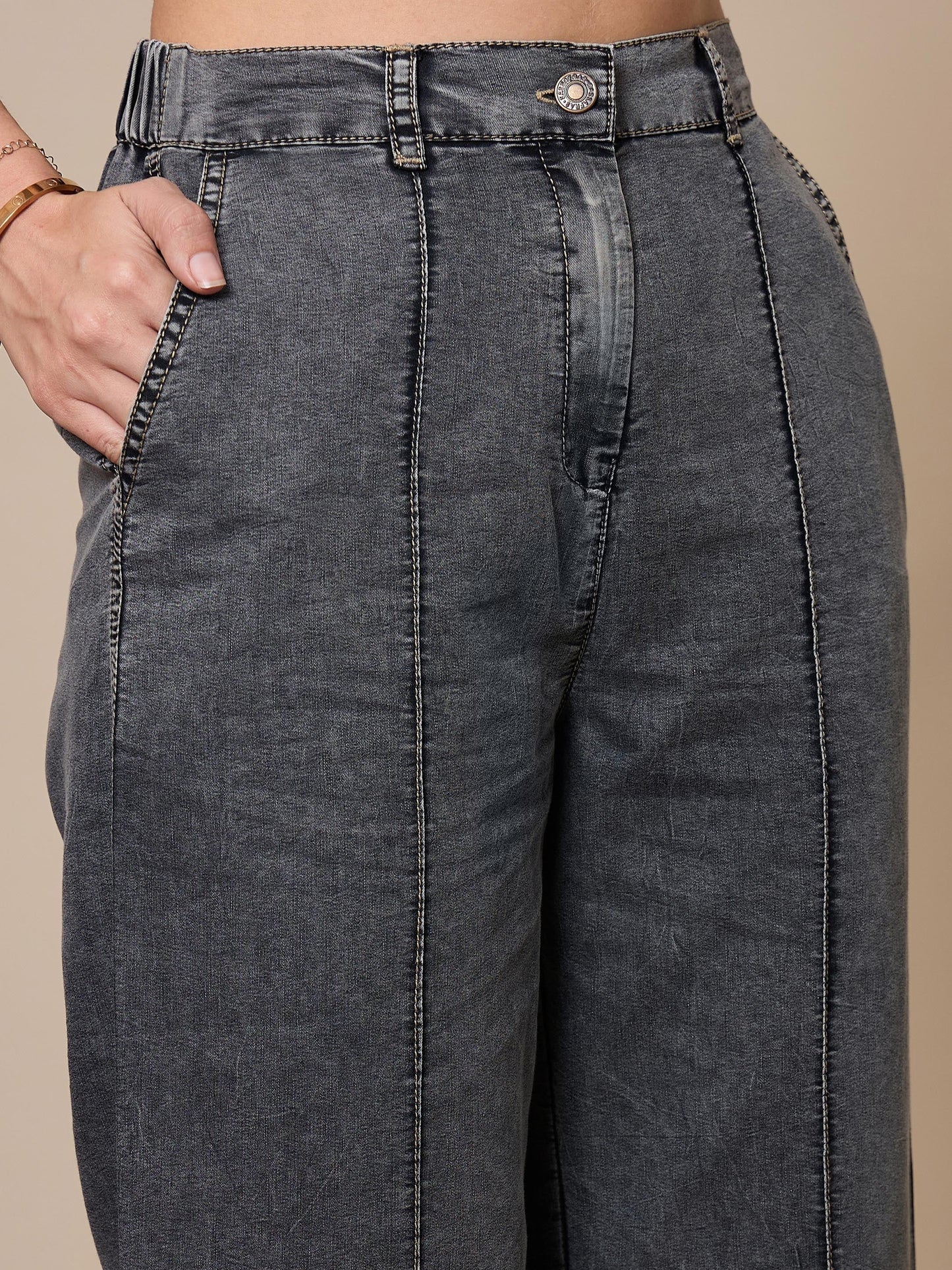 Women's Black Wash Co-Ord Set