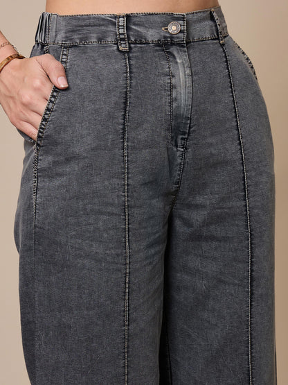 Women's Black Wash Co-Ord Set