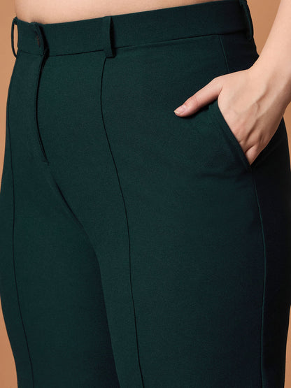 Women's Green Solid Co-Ord Set