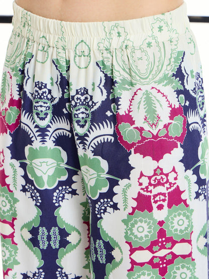 Women's Green Floral Co-Ord Set
