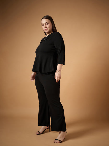 Women's Black Strong Co-Ord Set