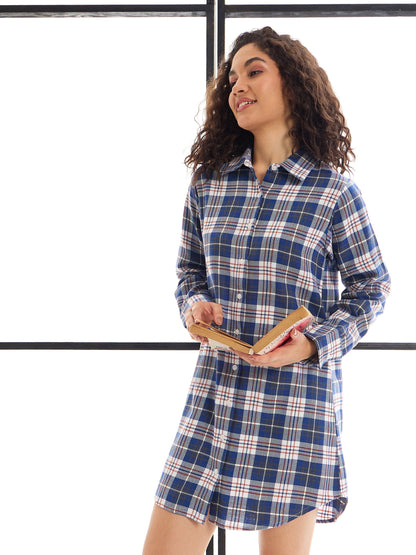 Women's Navy Blue Strong Dress