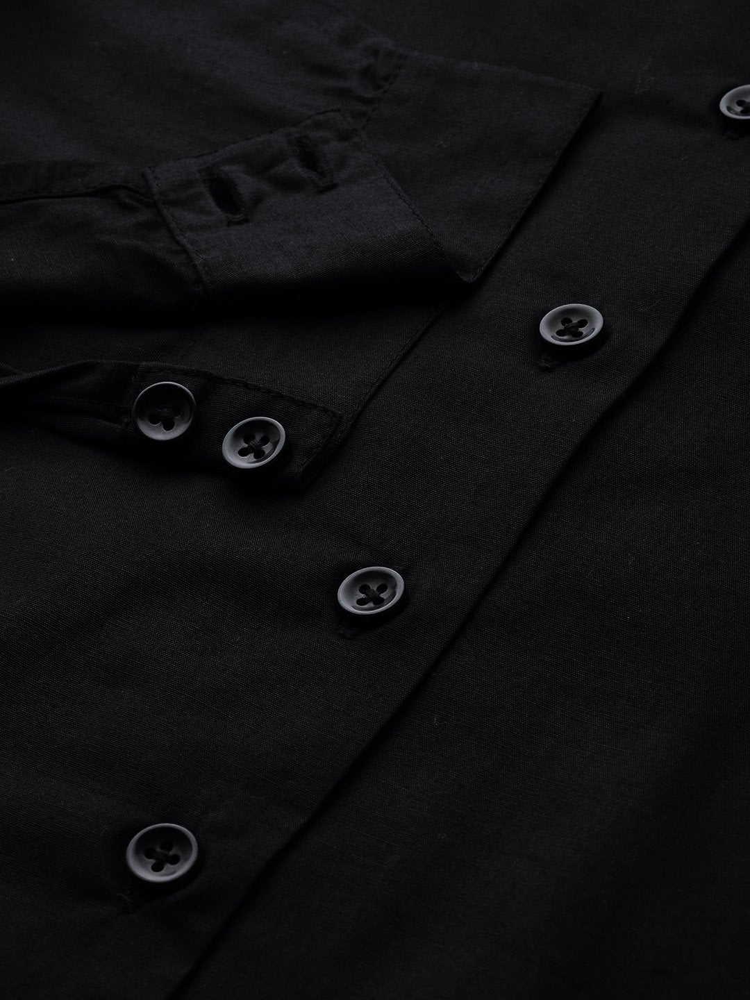 Women's Black Cut Out Sleeve Shirt