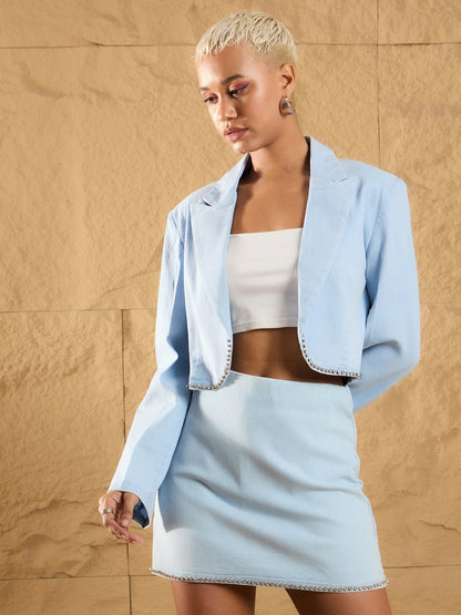 Women's Blue Denim Skirt