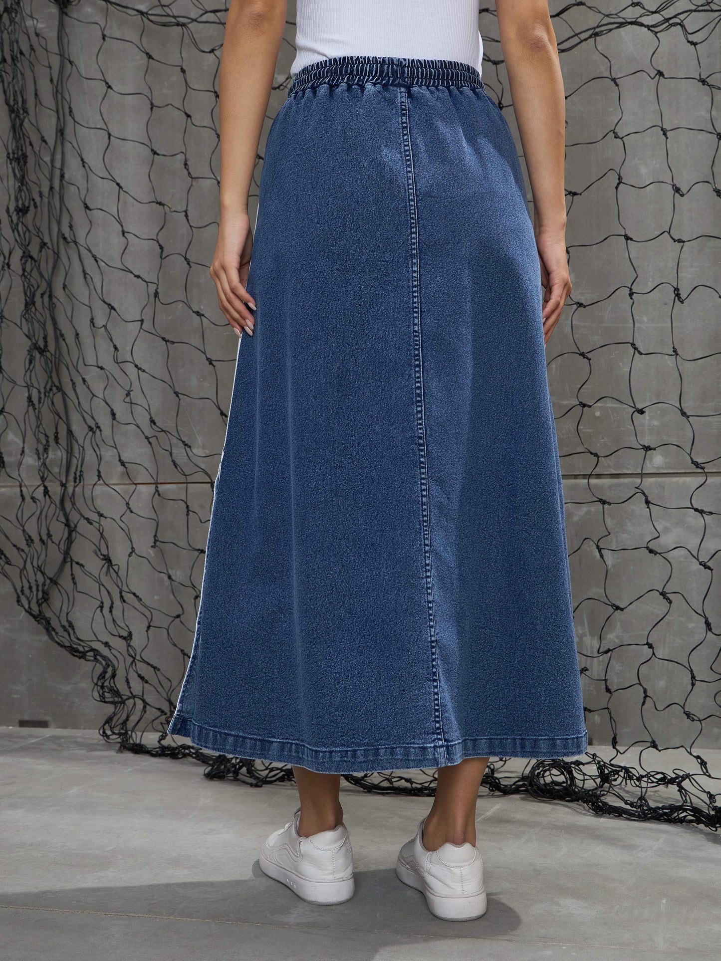 Women's Blue Blast Contrast Tape Maxi Ski