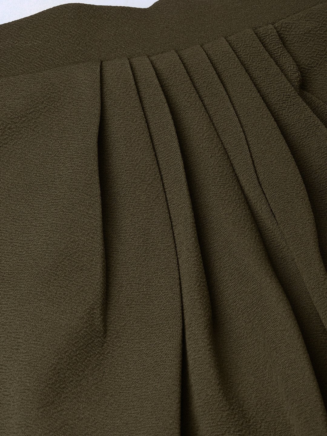 Women's Olive Tulip Skirt