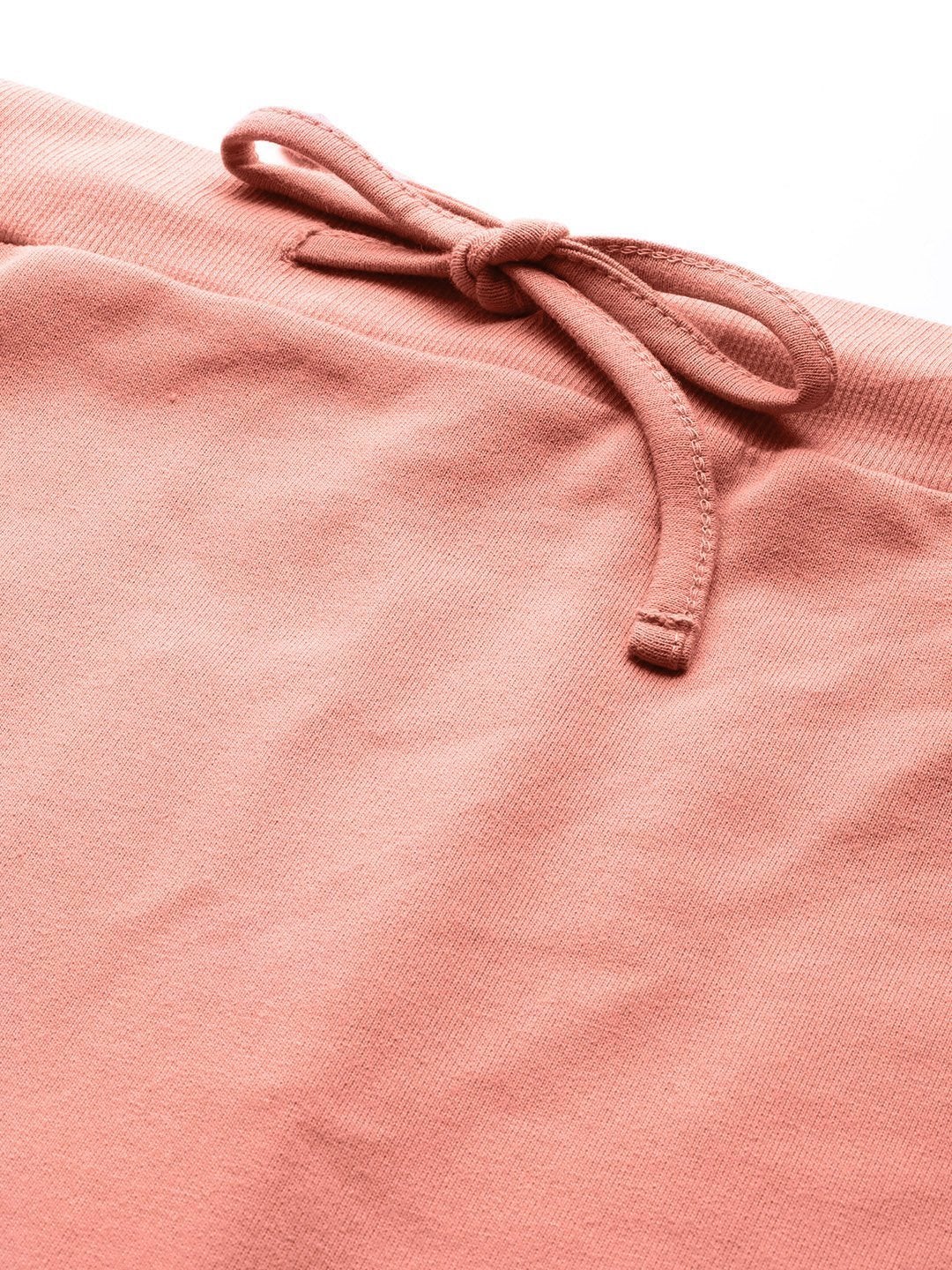 Women's Peach Terry Drawstring Pencil Skirt