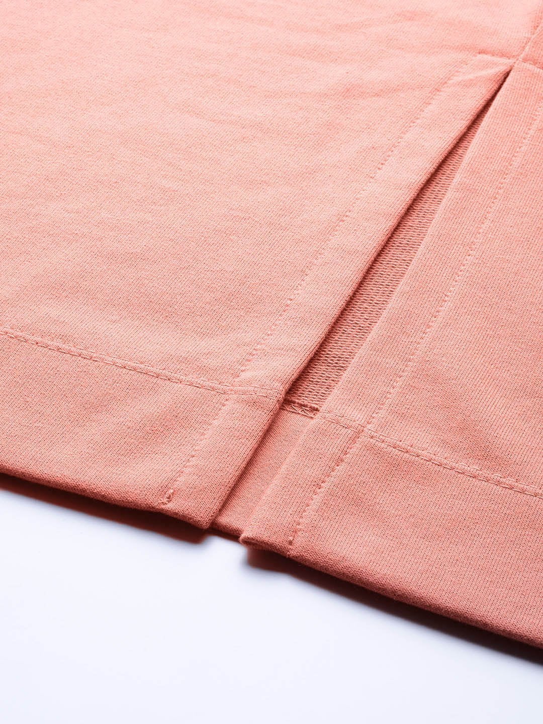 Women's Peach Terry Drawstring Pencil Skirt