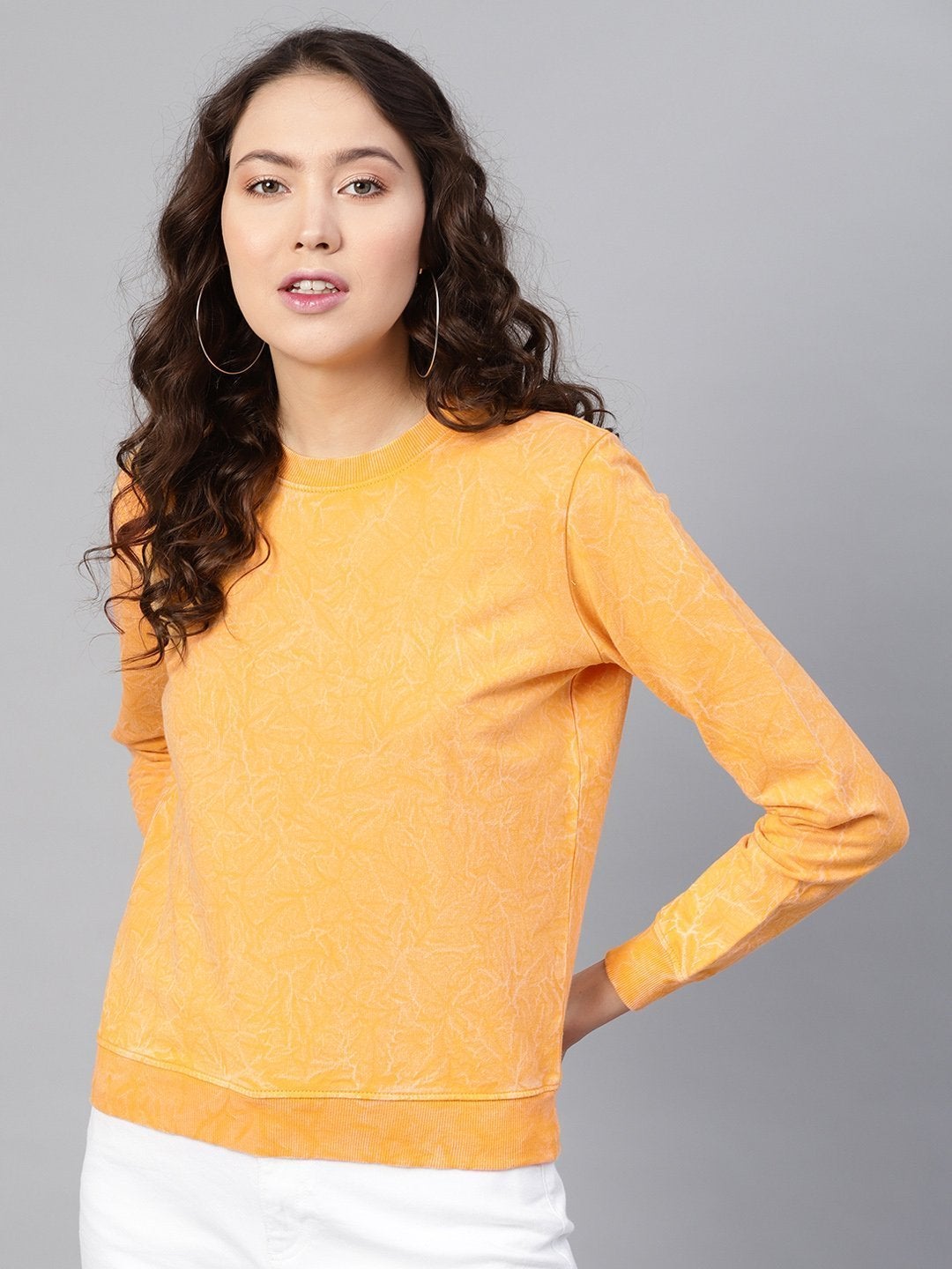 Women's Yellow Stone Washed Sweatshirt