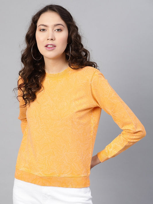 Women's Yellow Stone Washed Sweatshirt