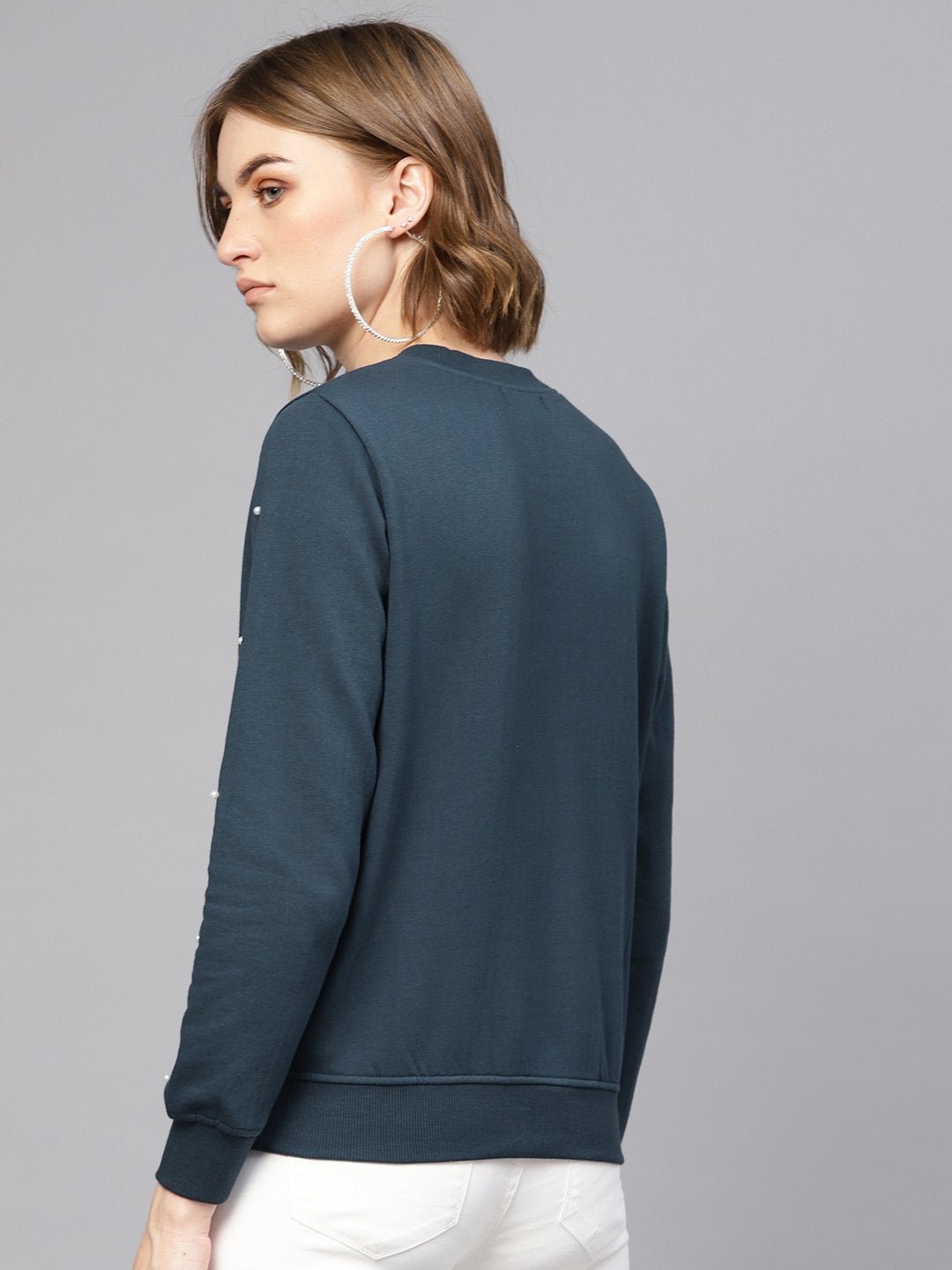 Women's Teal Pearl Sweatshirt