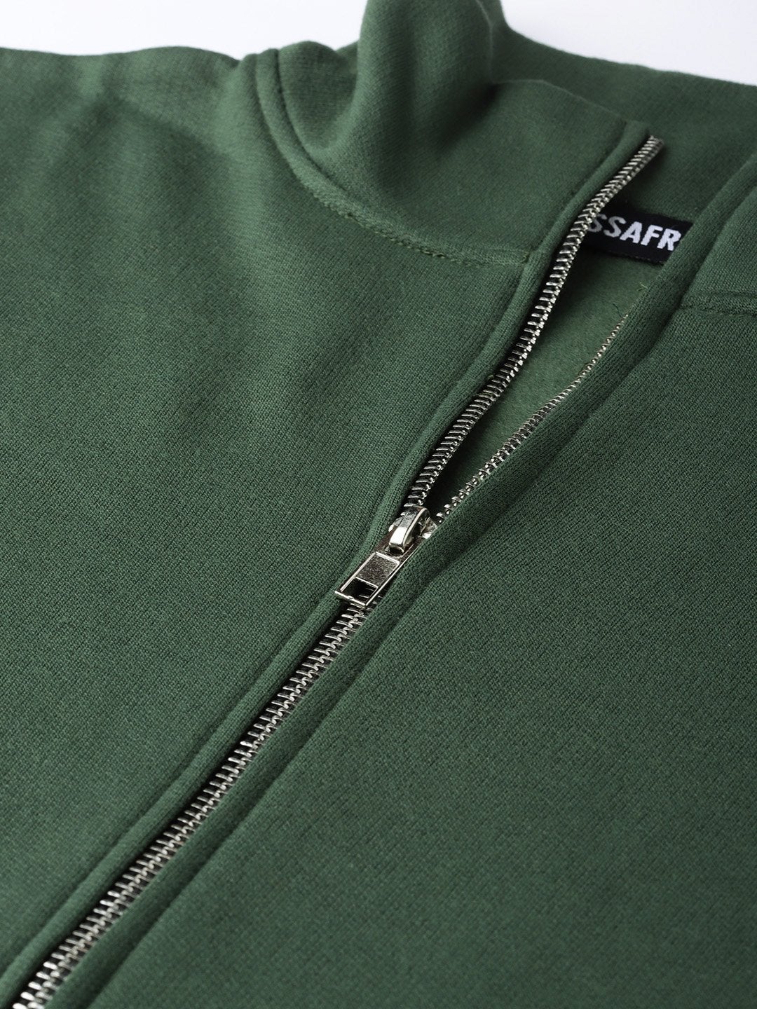 Women's Olive Zipper Sweatshirt