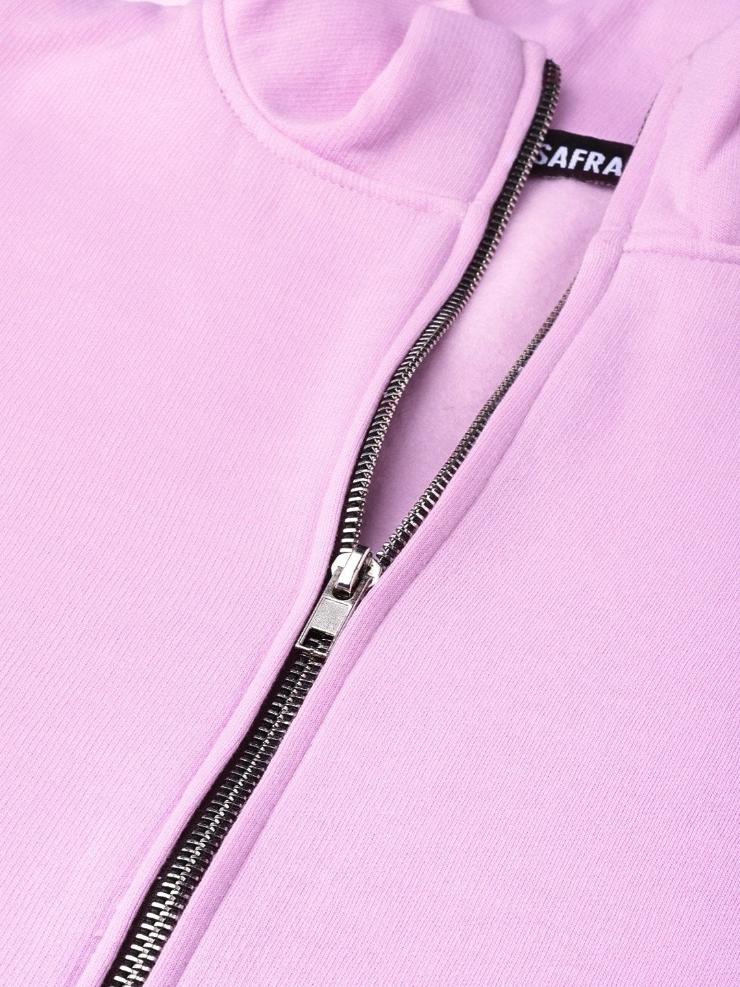 Women's Lavender Zipper Sweatshirt
