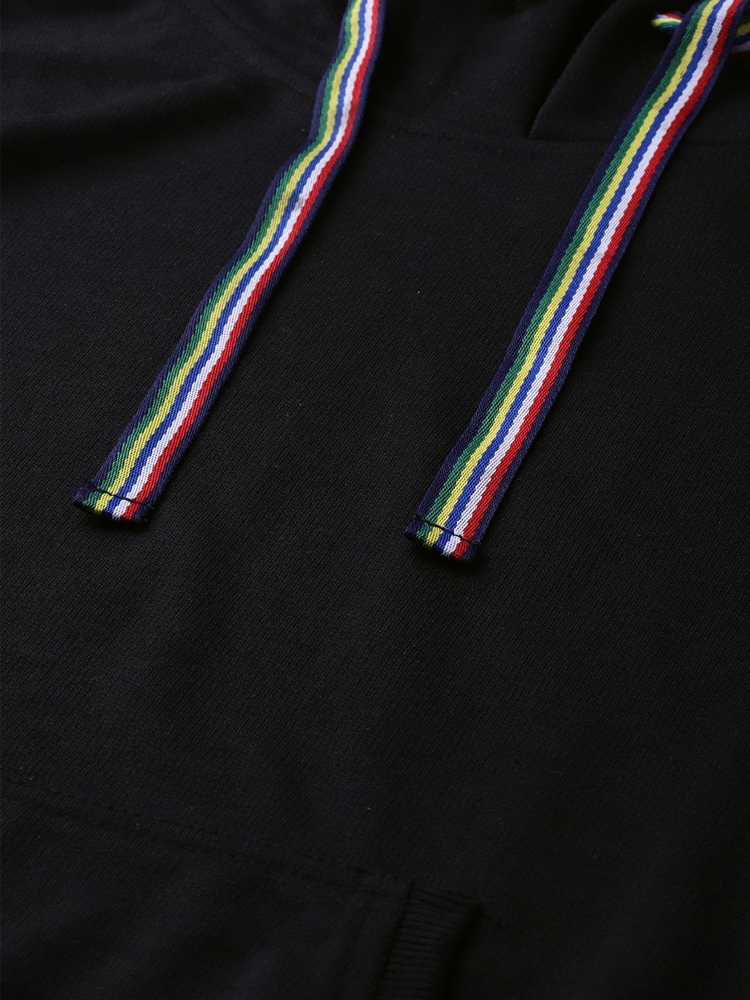 Women's Black Kangaroo Pocket Hoodie