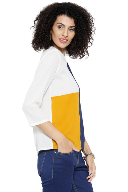 Women's Midnight Color Block Top