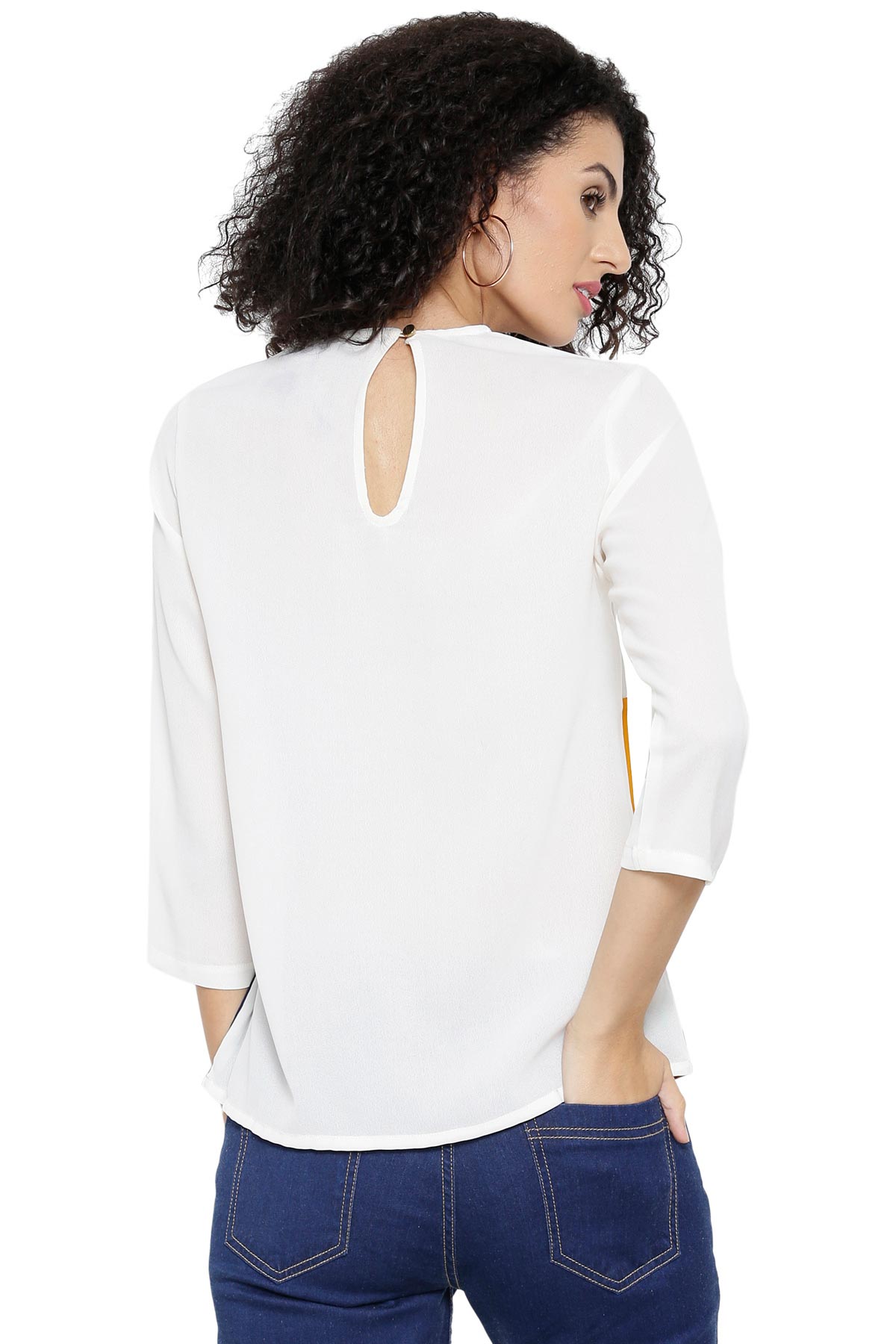 Women's Midnight Color Block Top