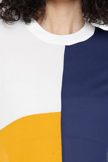Women's Midnight Color Block Top