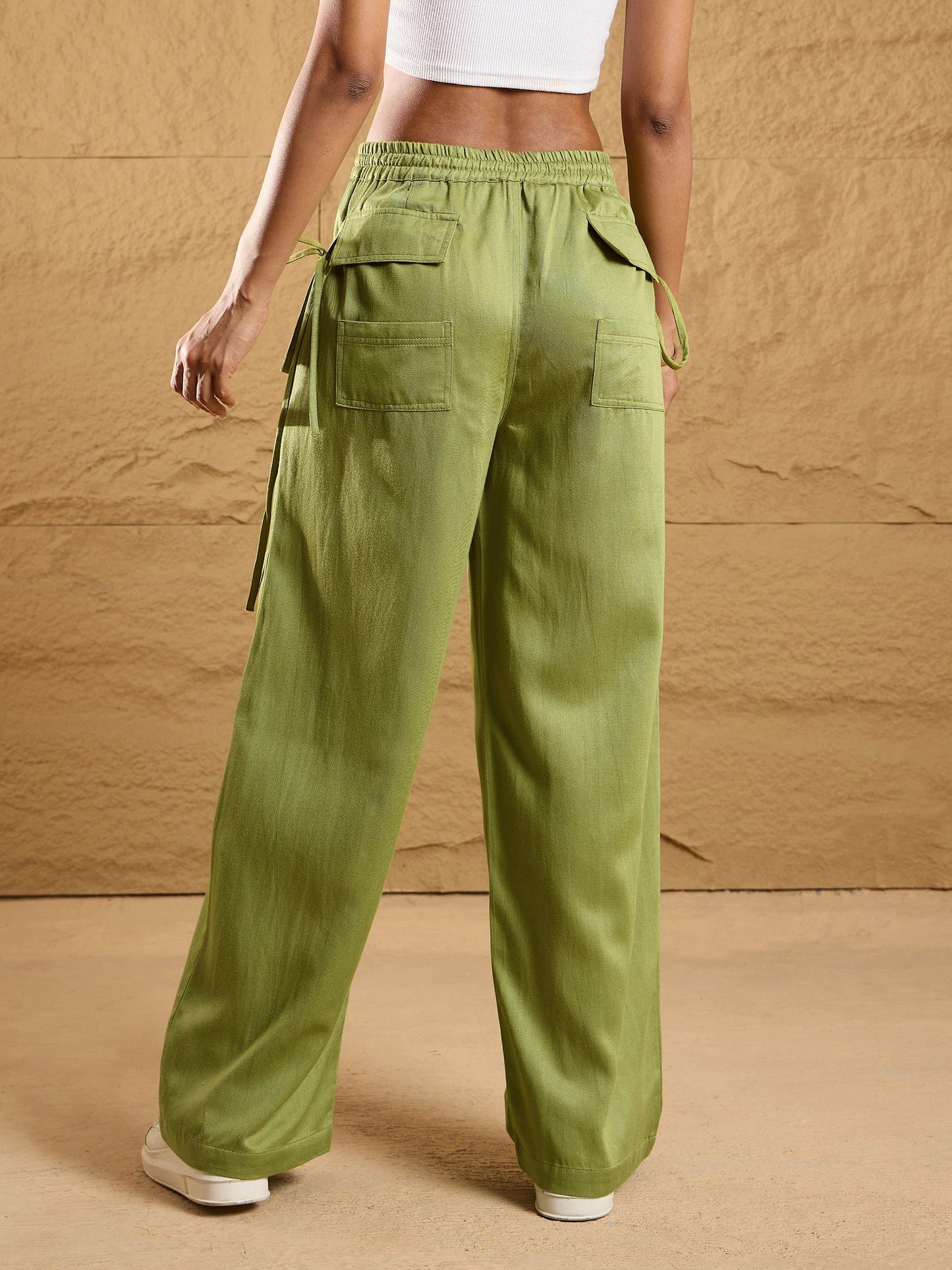 Women's Olive Solid Co-Ord Set