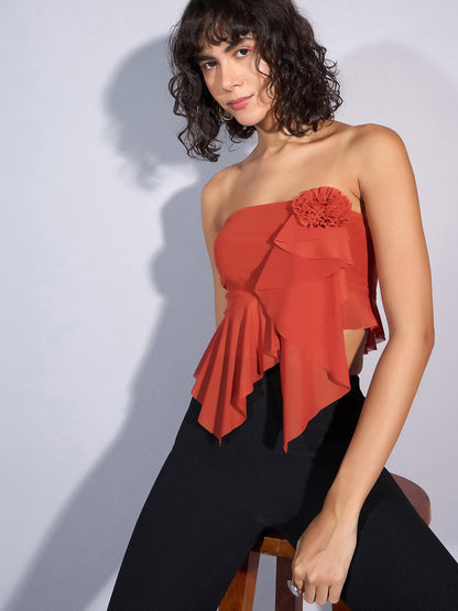 Women's Rust Crop Top