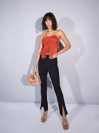 Women's Rust Crop Top