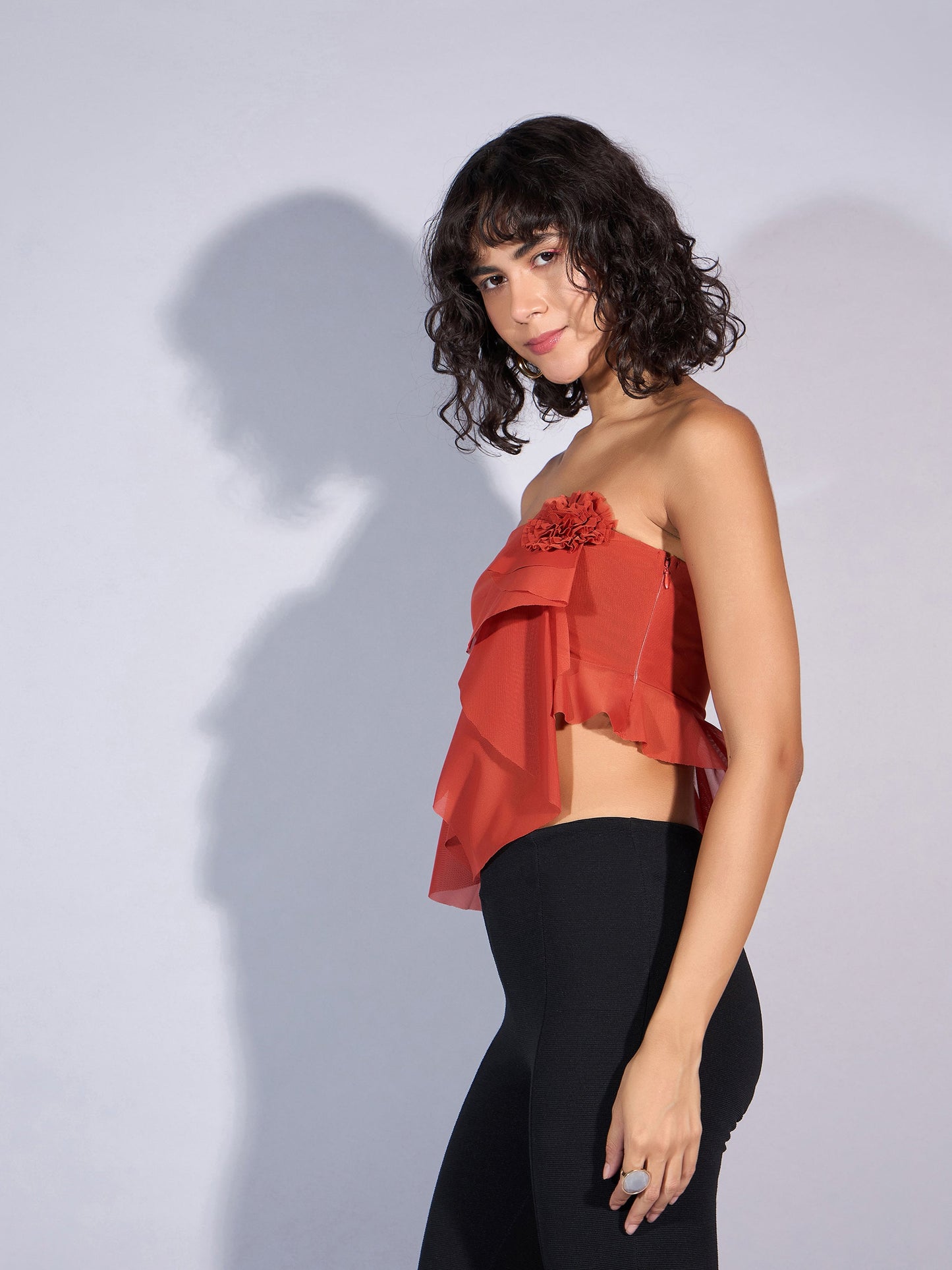 Women's Rust Crop Top