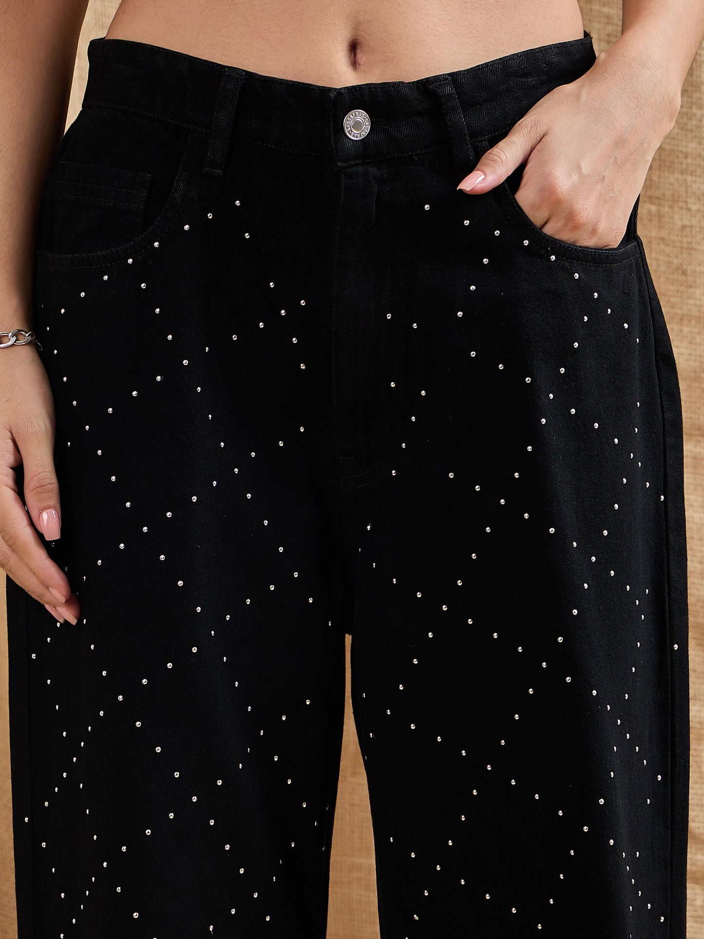 Women's Black Wash Co-Ord Set