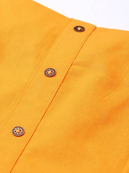 Women's Mustard Off Shoulder Top