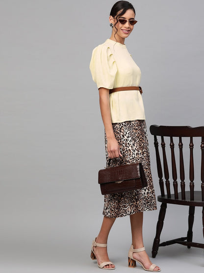 Women's Lemon Back Keyhole Top
