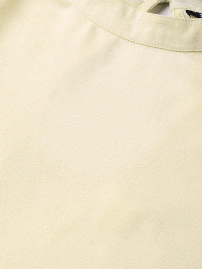 Women's Lemon Back Keyhole Top